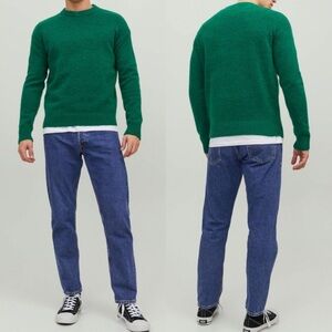 Jack & Jones Loose Fit Chris‎ Jeans Blue Size 30 x 34 Cotton New With Tags NWT